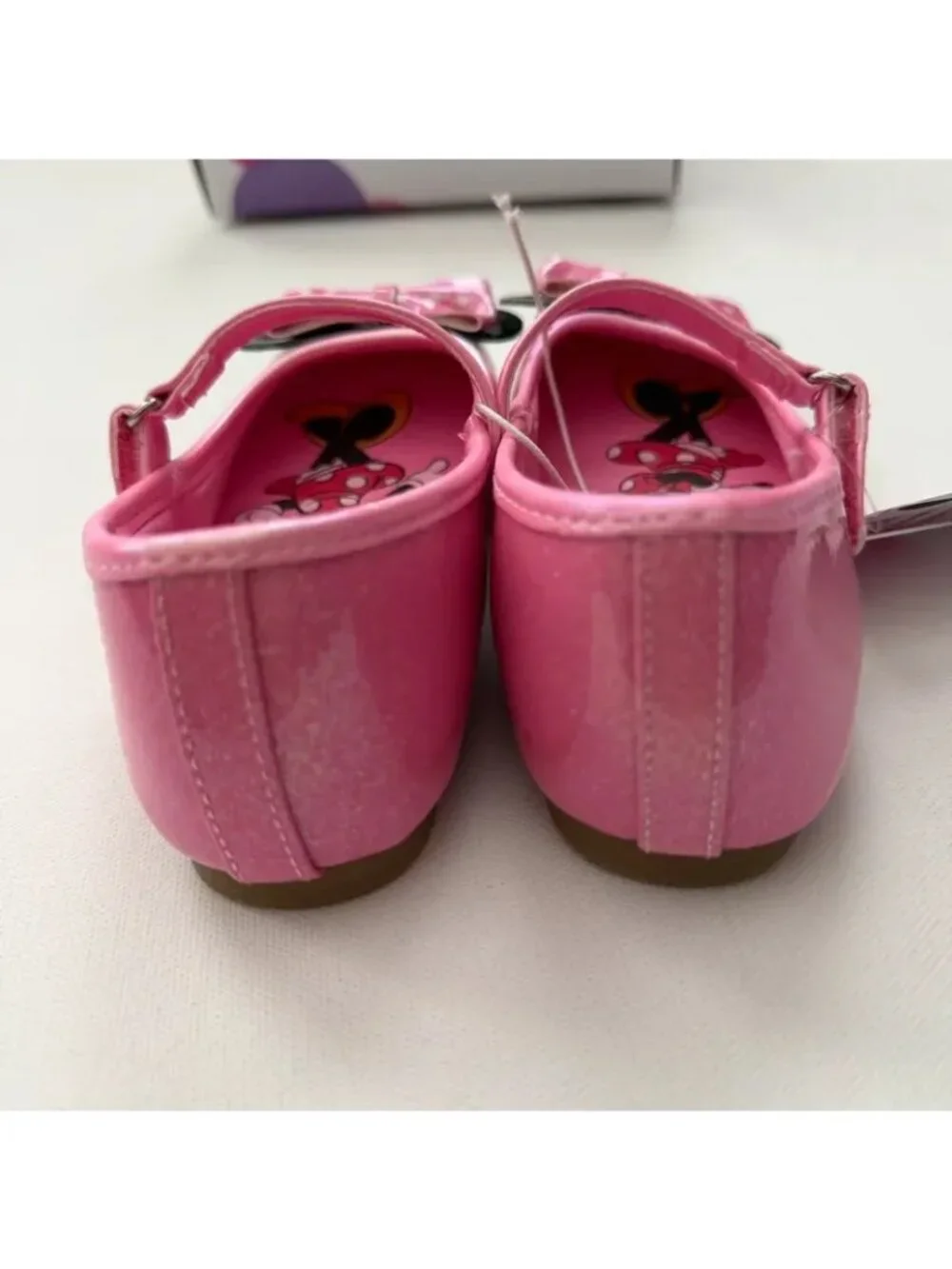 Minnie Toddler Girl Pink Flats Size 12
